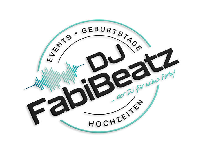 Logo erstellen lassen - Logodesign Berlin - Emblem Hochzeits-DJ